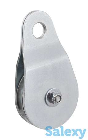 Блок-ролик венто большой одинарный без подшипника сталь, фотография 2