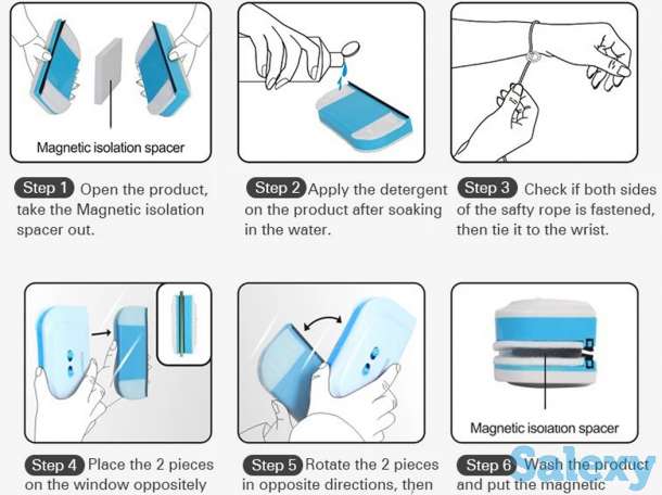 Щетка для мойки окон с двух сторон, фотография 12