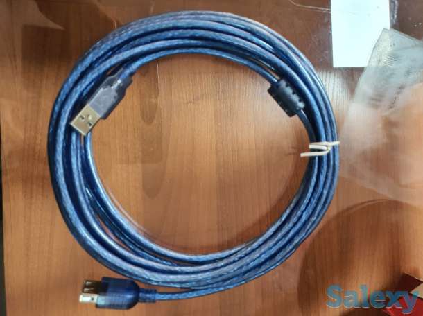 Кабель-удлинитель, USB AM-AF, скоростной USB 2.0, 5 метров Качество, фотография 1