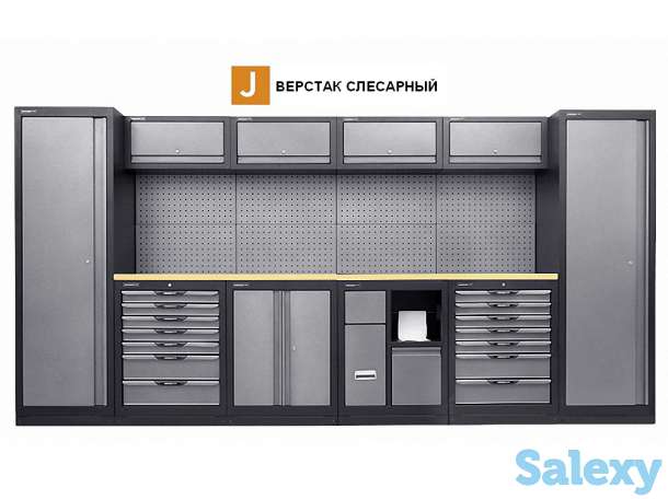 J-TYPE Верстак слесарный, общий размер: 3900*1950*500 мм, фотография 1