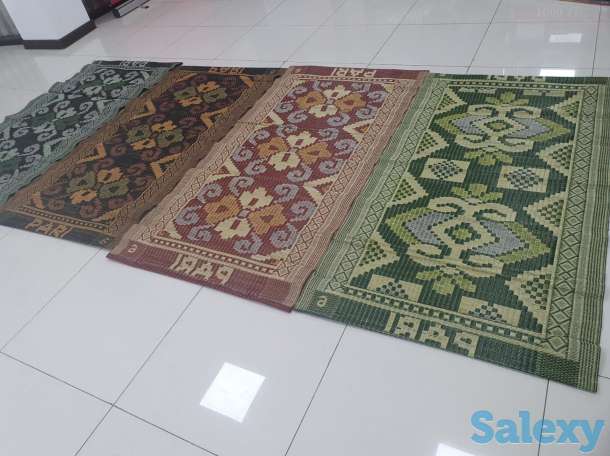 Циновка коврик для дома, ковровая дорожка маленькие зеленая 91х180, фотография 5