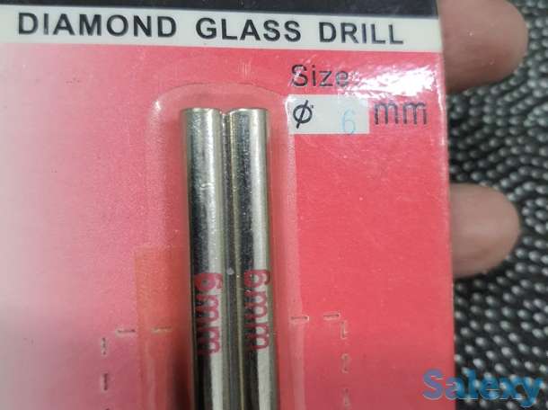 Алмазное сверло по стеклу 6, 10, 20, 22мм, фотография 1