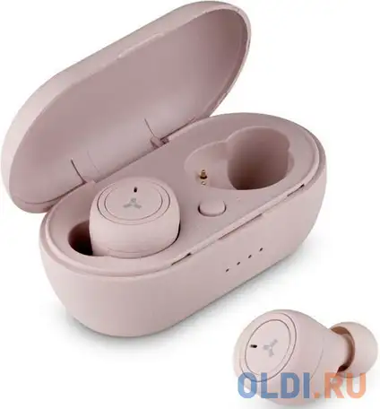 Беспроводные наушники accesstyle denim tws pink, фотография 1