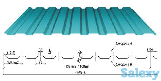 Профнастил оцинкованный Алматы, фотография 5