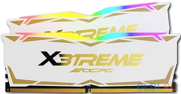 Оперативная память для компьютера ocpc x3 rgb dimm 32gb ddr4 3600, фотография 1