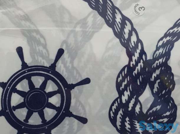 Шторка для ванной и душа, Турция, c якорем, фотография 5