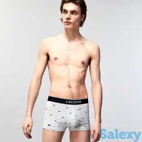 Мужское фирменное нижнее бельё lacoste (3 шт.), фотография 1