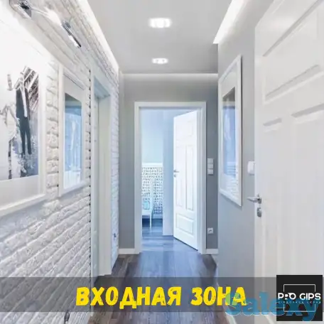 Декоративные гипсовые кирпичи с установкой, фотография 4