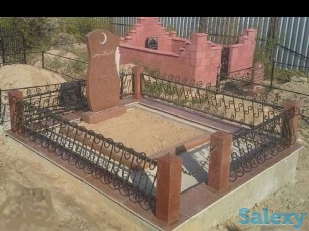 памятники оградки гранитные комплексы по низким ценнам, фотография 10