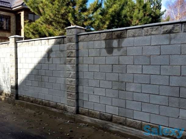 Строительство заборов из блоков, фотография 2