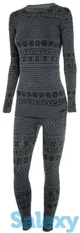 Комплект термобелья viking brita women dark/grey, фотография 1