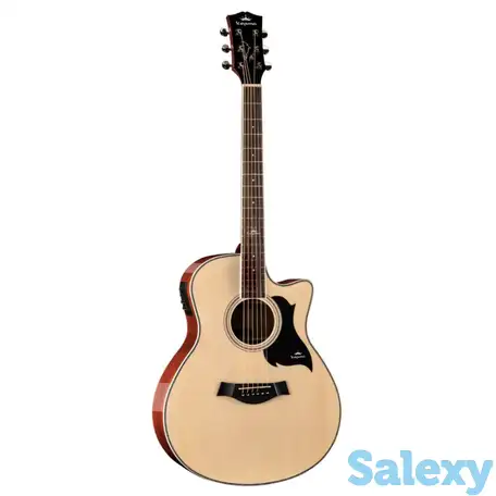 Электро-акустическая гитара kepma a1ce natural, фотография 3