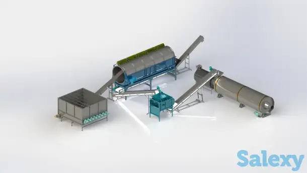 Линия по отделению косточек винограда от жмыха, фотография 2