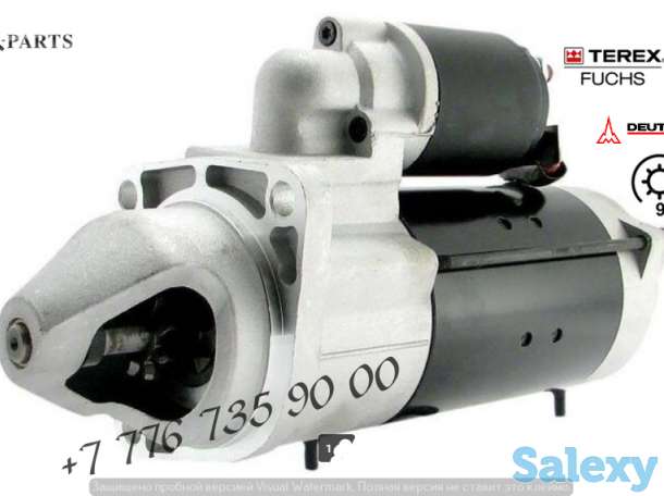 Стартер,  колесный перегружатель Fuchs MHL434, двигатель Deutz BF4M1013FC, фотография 1