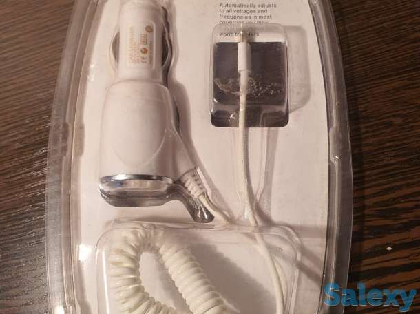 Автомобильное зарядное устройство iphone 5 ipad mini ipod зарядка, фотография 2