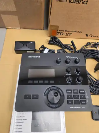 Модуль барабана Roland TD-27, полностью новый пакет, фотография 1