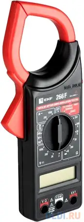 Токовые клещи ekf in-180702-bc266f цифровые 266f ekf master, фотография 1