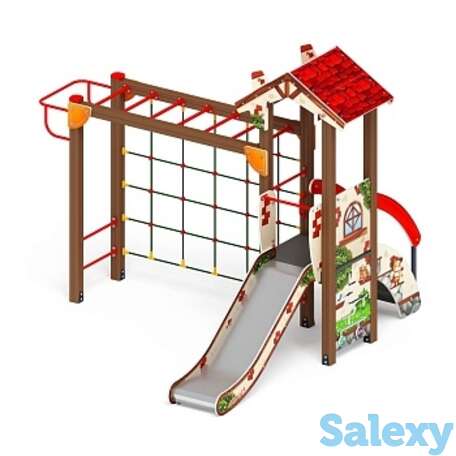 В гостях у сказки - дик 1.05.01-04.с - игровой комплекс h=900, фотография 1