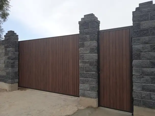 Откатные ворота, автоматика, фотография 8