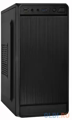 Корпус microatx exegate baa-108u 350 вт чёрный ex283128rus, фотография 1