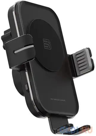 Держатель silverstone f1 teleport s1 беспров.з/у. черный/серый (teleport-s1), фотография 1