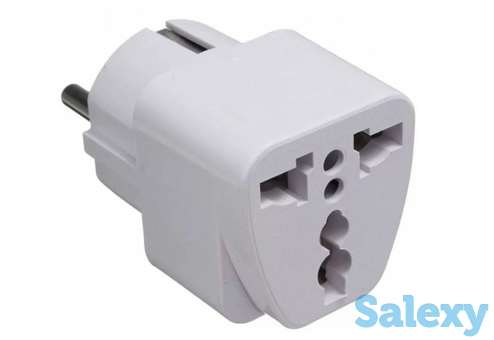 Переходник сетевой англия. белый, фотография 2