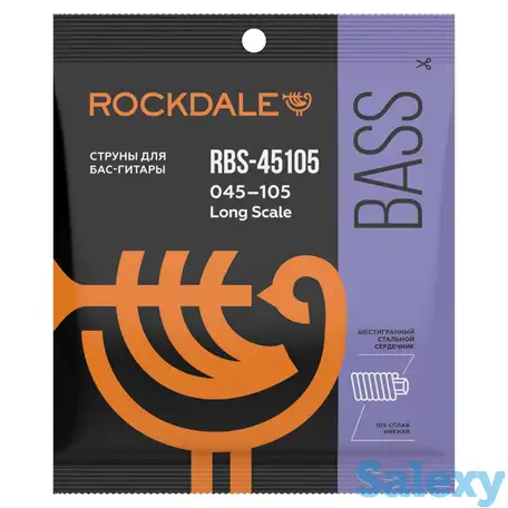 Струны для 4-струнной бас-гитары rockdale rbs-45105, фотография 2