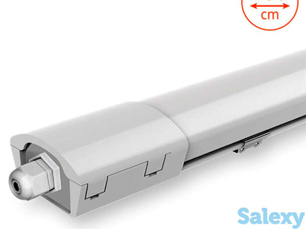 Светодиодный светильник wolta wpl48-4k150-01 45вт 5850лм 4000к матовый ip65, фотография 1