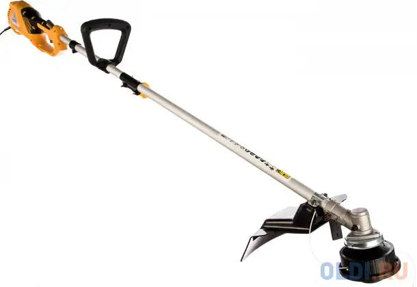 Триммер электрический te-1200, 1200 вт, 380 мм, катушка, диск, разборная штанга//, фотография 1