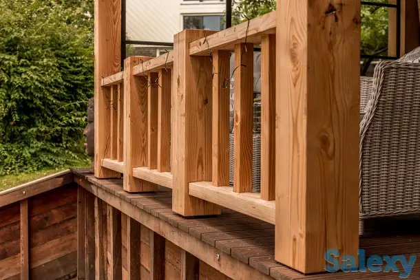 Деревянные ограждения для террас, фотография 3