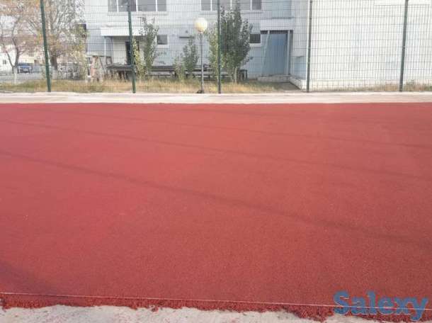 Рулонные резиновые покрытия, резиновая крошка, резиновая плитка, фотография 6