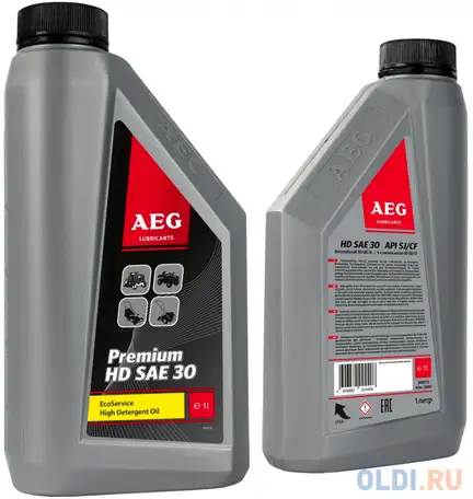 Aeg масло 4-х тактное sae 30, ap sj/cf, 1л., фотография 1