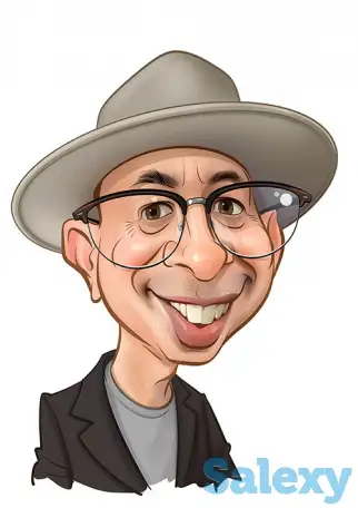 Художник- шаржист, фотография 1