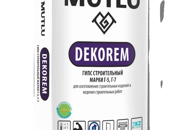 Сухие строительные смеси т.м “MUTLU  DEKOREM”, фотография 1