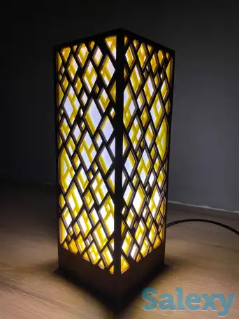 Желтый Интерьерный светильник - ночник, фотография 8