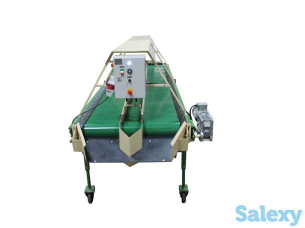 стол ленточный инспекционный (сортировочный переборочный стол) для переборки картофеля, овощей, лука, моркови КРИ-10-01, фотография 4