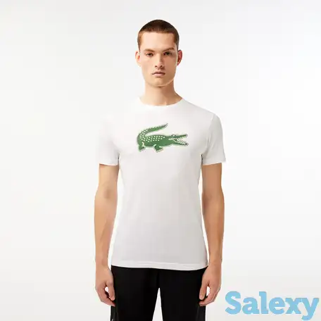 Мужская футболка lacoste  с принтом, фотография 1