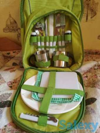 Рюкзак с комплектом посуды на две персоны, фотография 1