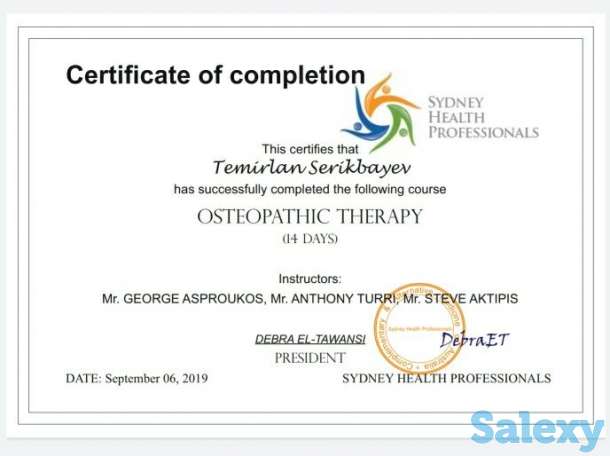 Прикладная кинезиология и остеопатия, фотография 1