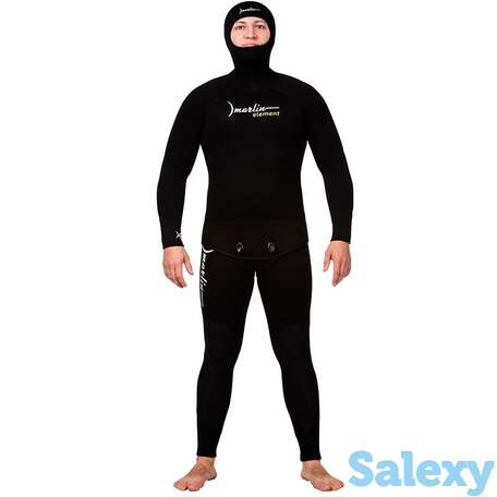 Гидрокостюм marlin element черный, 3 mm, фотография 1
