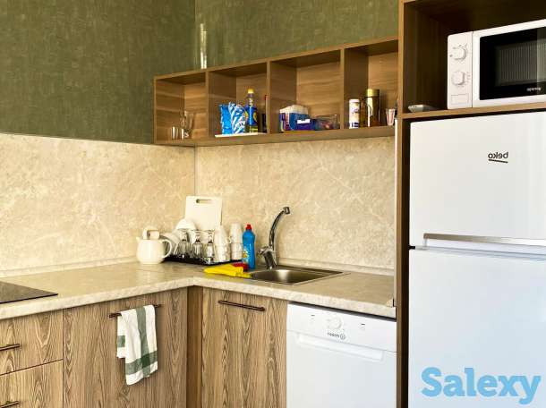 Квартира в темных тонах в центре города, Тажибаевой, 157, фотография 2