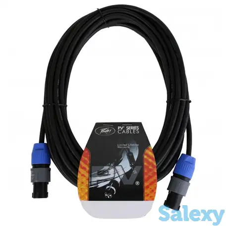 Акустический кабель speakon-speakon 7,6 м peavey pv 25' 2c 14g, фотография 1