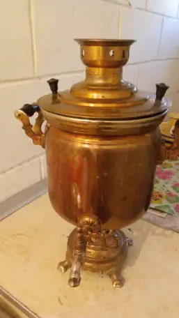 Угольный самовар на 7 литров, фотография 1