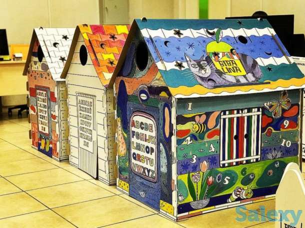 Домик раскраска, фотография 4