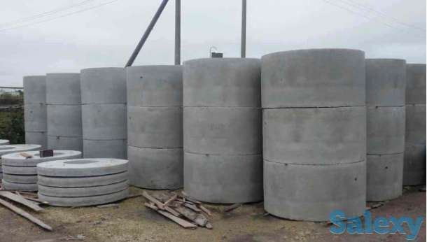 Кольца бетонные,крышки,днища,плиты перекрытия,пескоблок, фотография 1