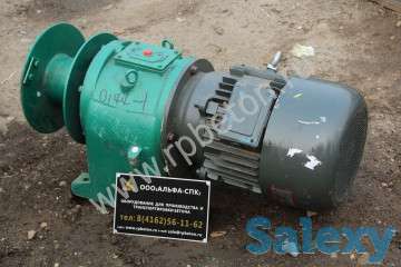 Двигатель с редуктором на скип бетоносмесителя JS750, фотография 1