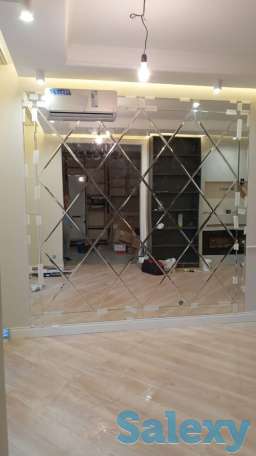 Зеркала, стекла, багет, фотография 1