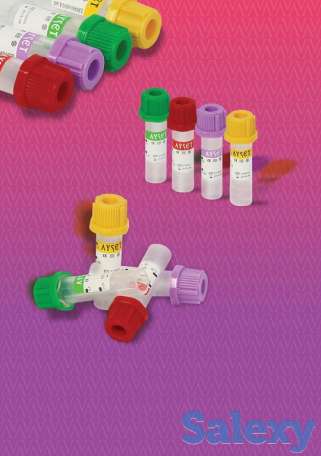 Вакуумные пробирки для забора крови, фотография 1