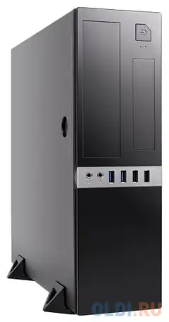 Корпус microatx foxline fl-203 300 вт чёрный fl-203-tfx300s, фотография 1
