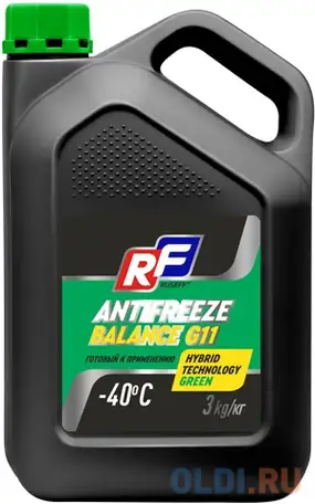 17462n ruseff антифриз antifreeze balance g11 40 (3кг), фотография 1